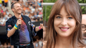 Dakota Johnson and Chris Martin